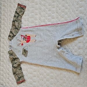 6-9 month holiday onsie